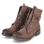 Schnürstiefeletten  Braun