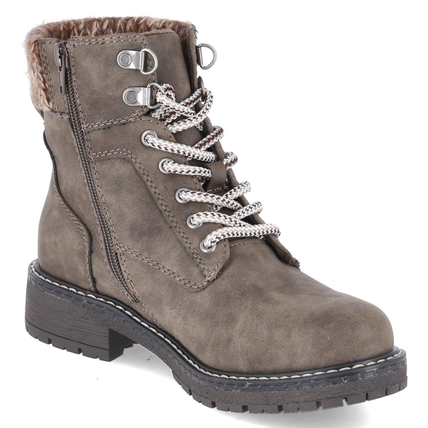 Schnürboots  Taupe
