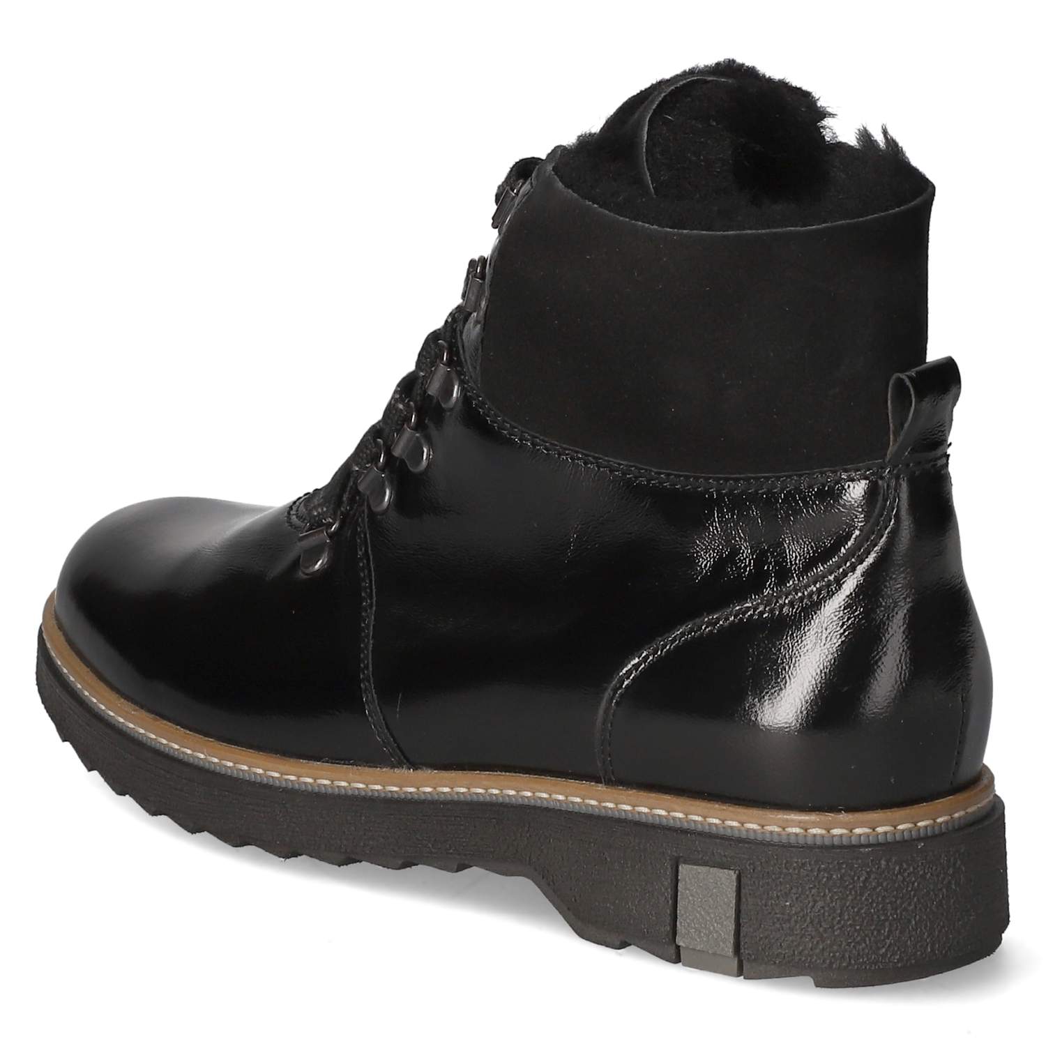 Schnürstiefeletten HITOMI  Schwarz