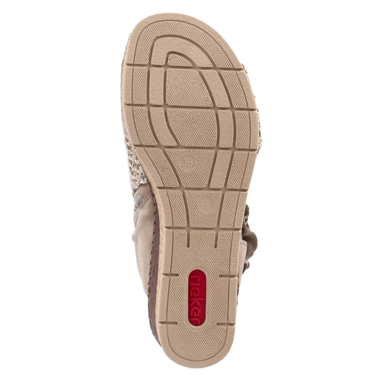 Schaftsandaletten  Beige