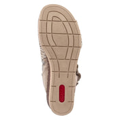 Schaftsandaletten  Beige