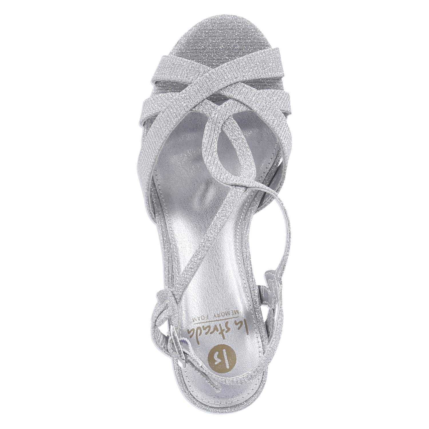 Glam-Sandaletten  Silber