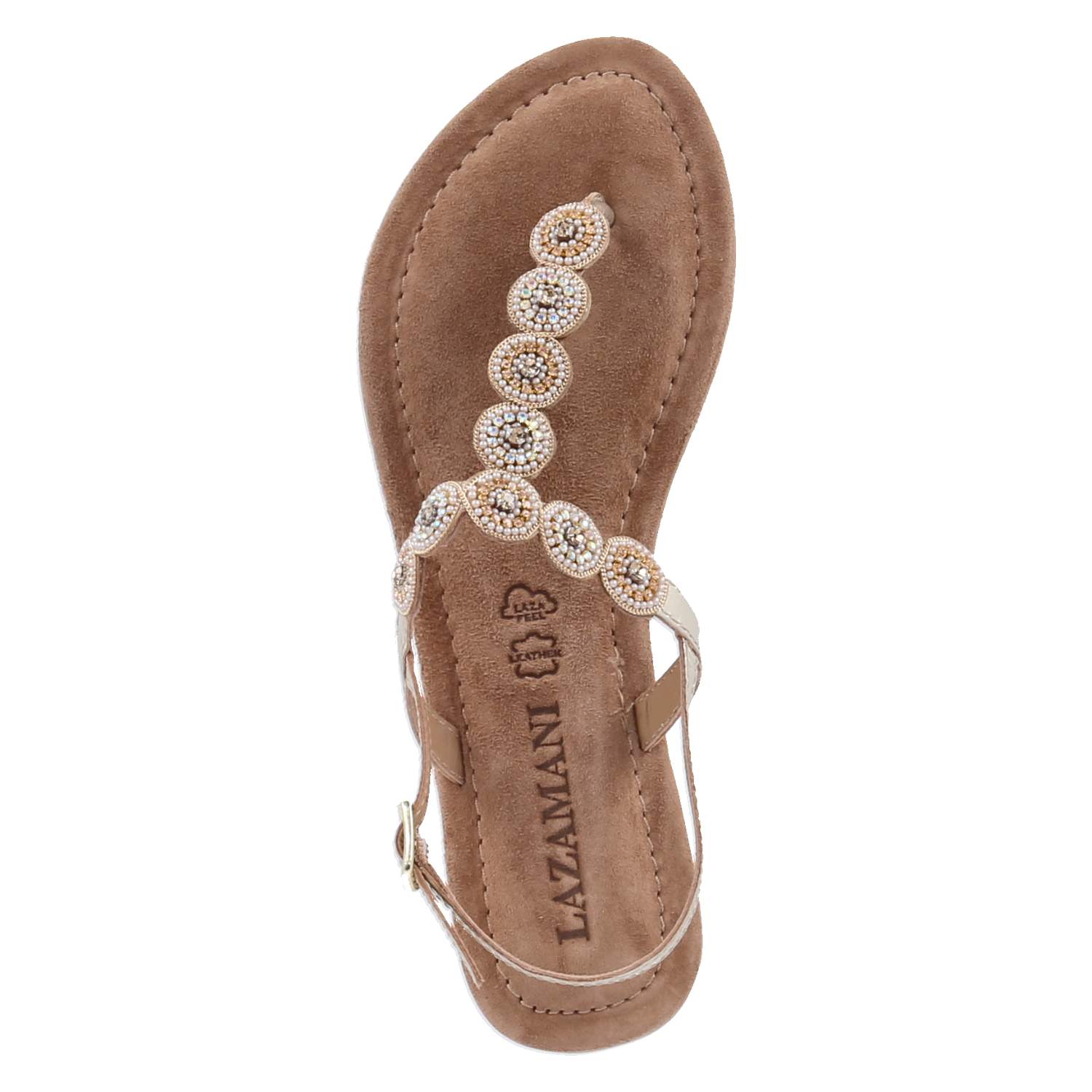 Zehentrenner-Sandalen  Gold