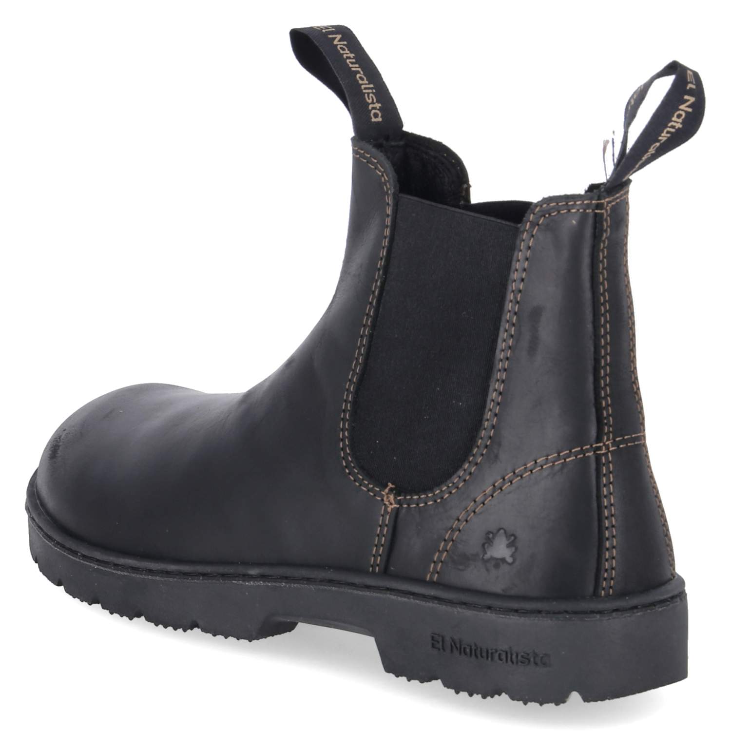 Barfuß-Chelsea Boots NOMADA Schwarz