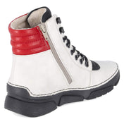 Schnürstiefeletten  Weiß