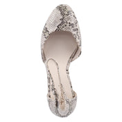 Riemchenpumps  Beige