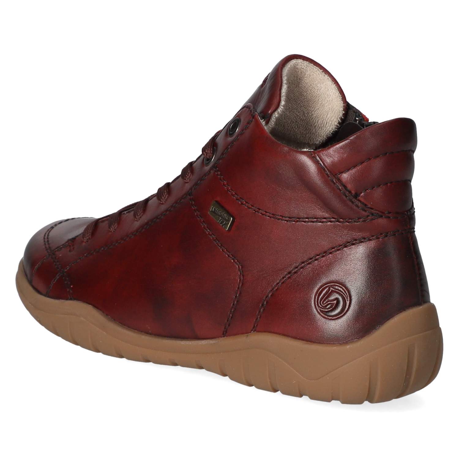 Schnürstiefeletten  Rot