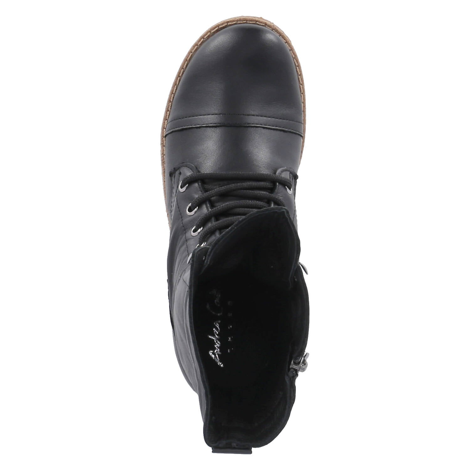 Schnürstiefeletten  Schwarz