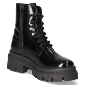 Schnürstiefeletten  Schwarz