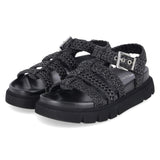 Plateau-Sandalen  Schwarz