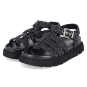 Plateau-Sandalen  Schwarz