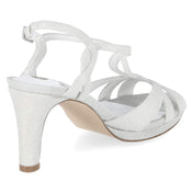 Glam-Sandaletten  Weiß