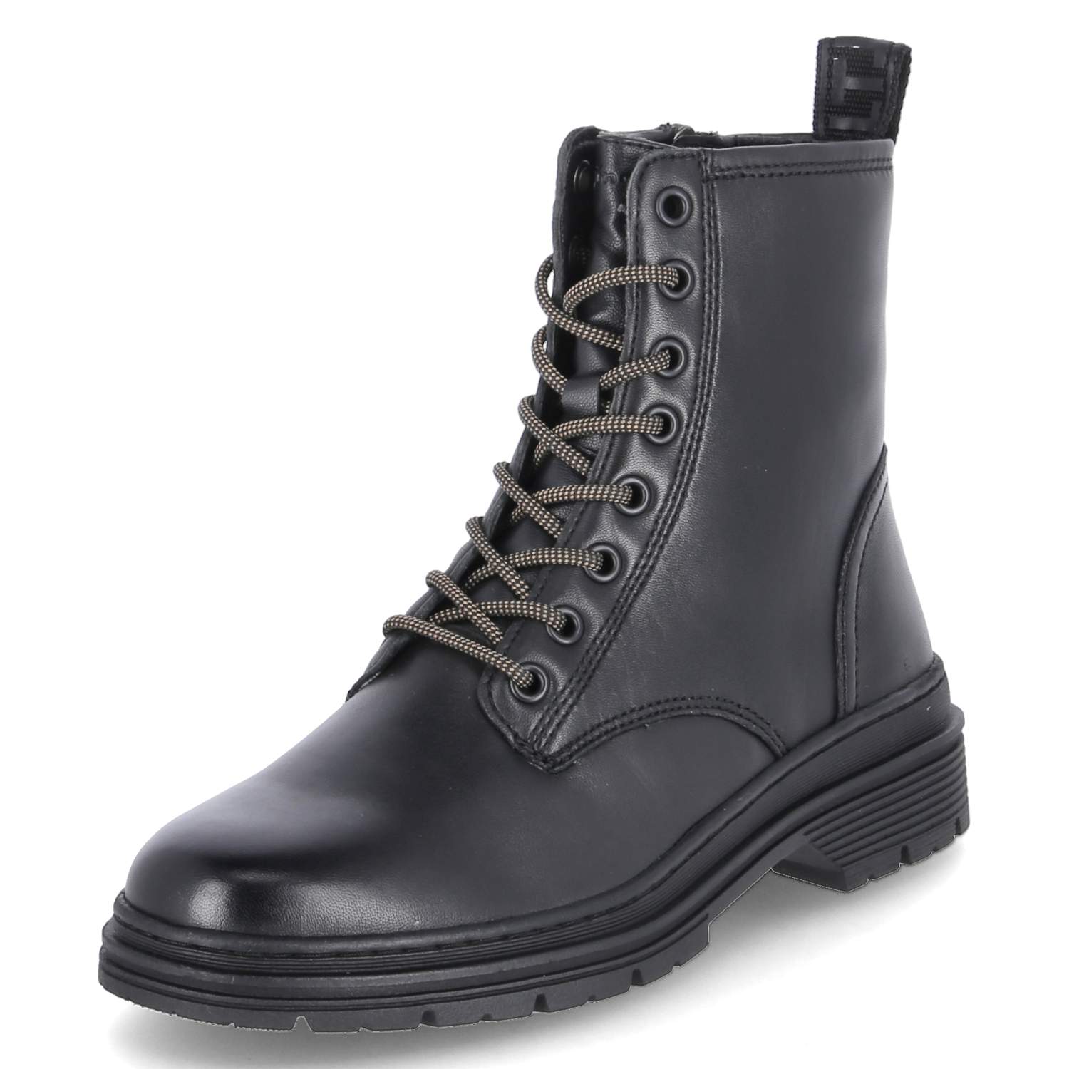 Schnürboots  Schwarz