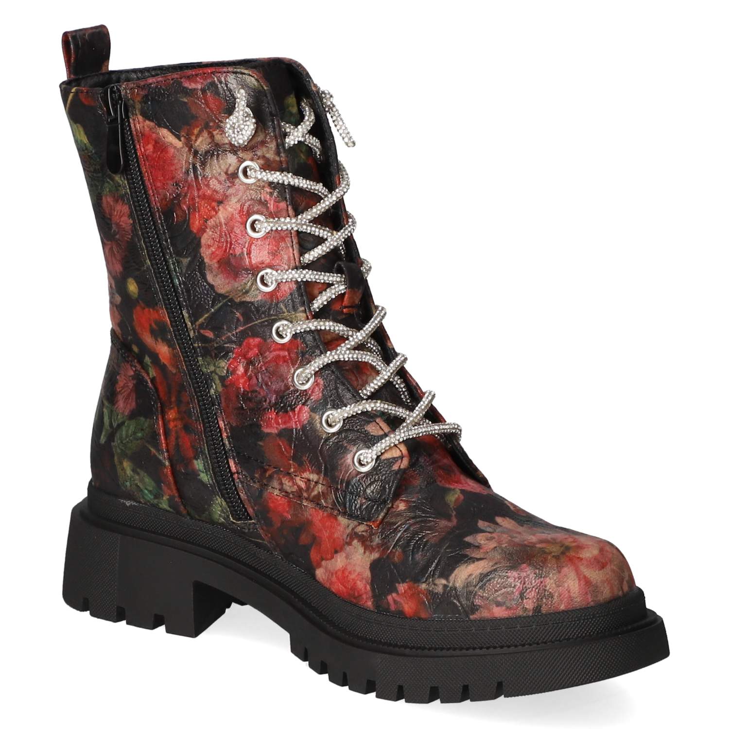 Schnürstiefeletten  Mehrfarbig