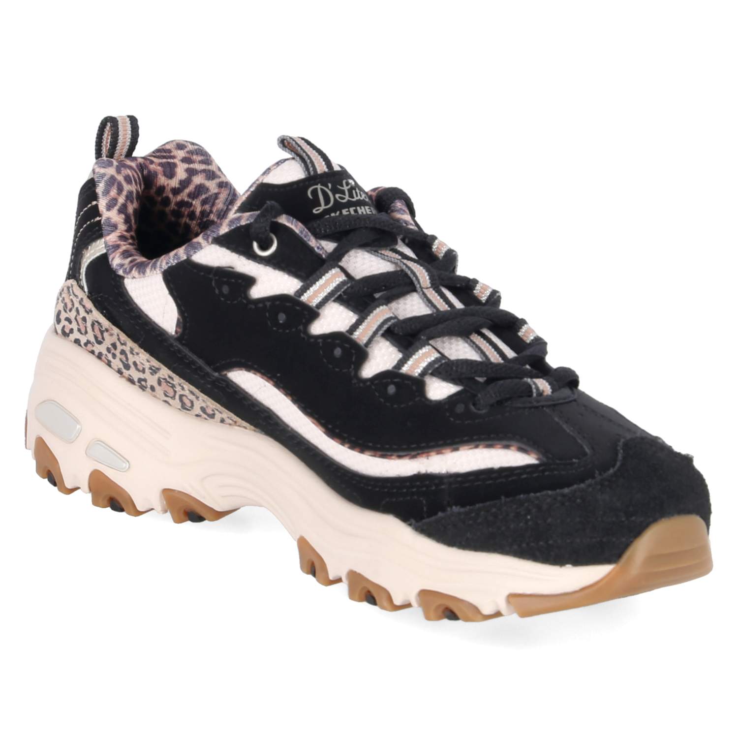 Low Sneaker D'LITES WILD CHARM Schwarz
