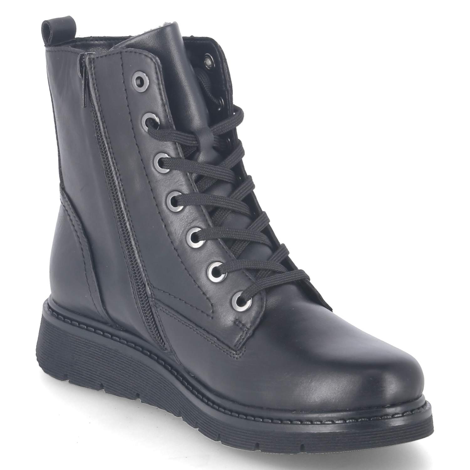 Schnürboots  Schwarz