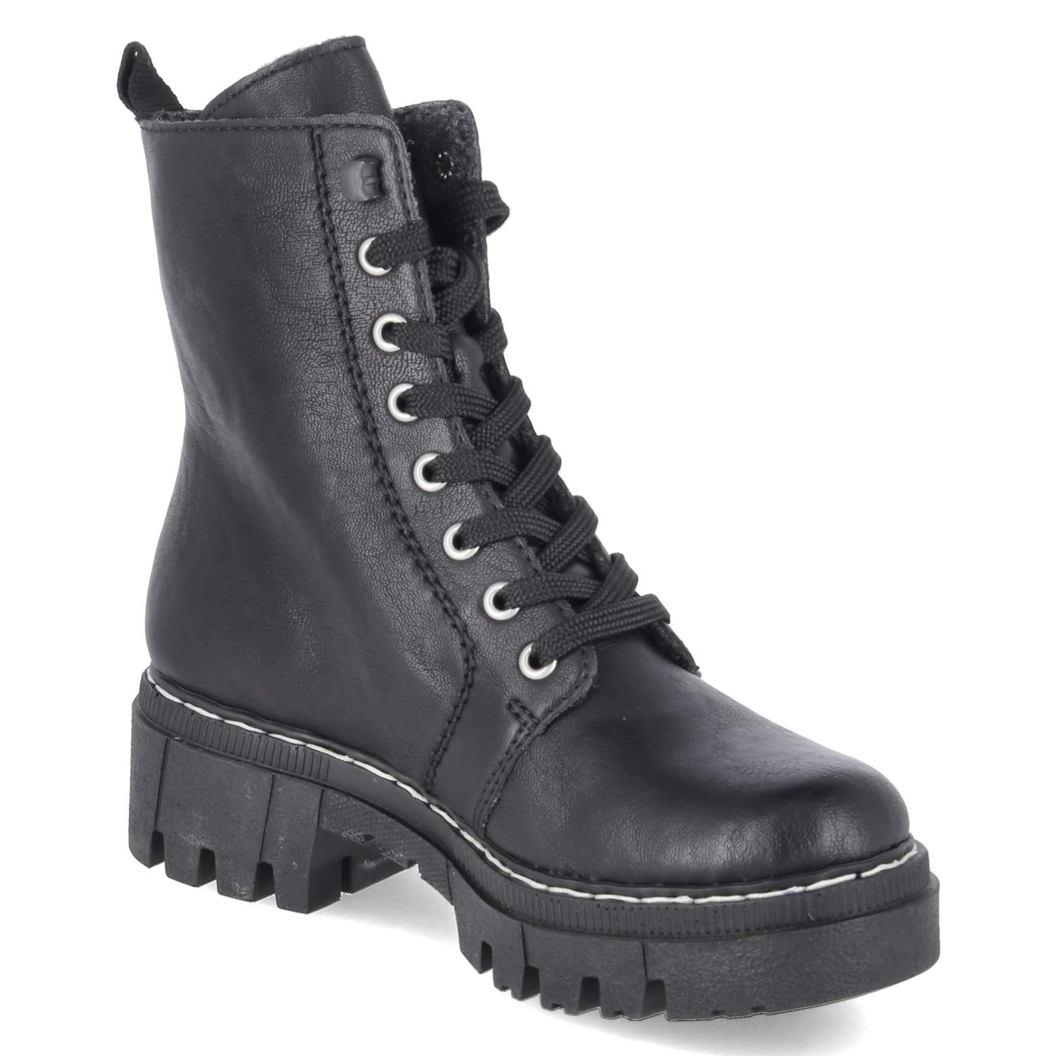 Schnürboots  Schwarz