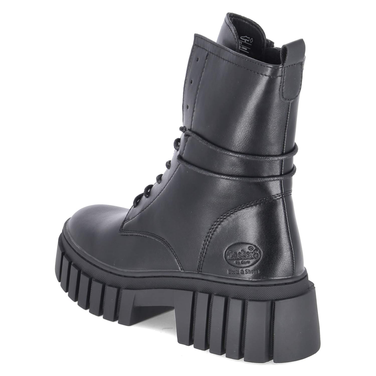Schnürboots  Schwarz