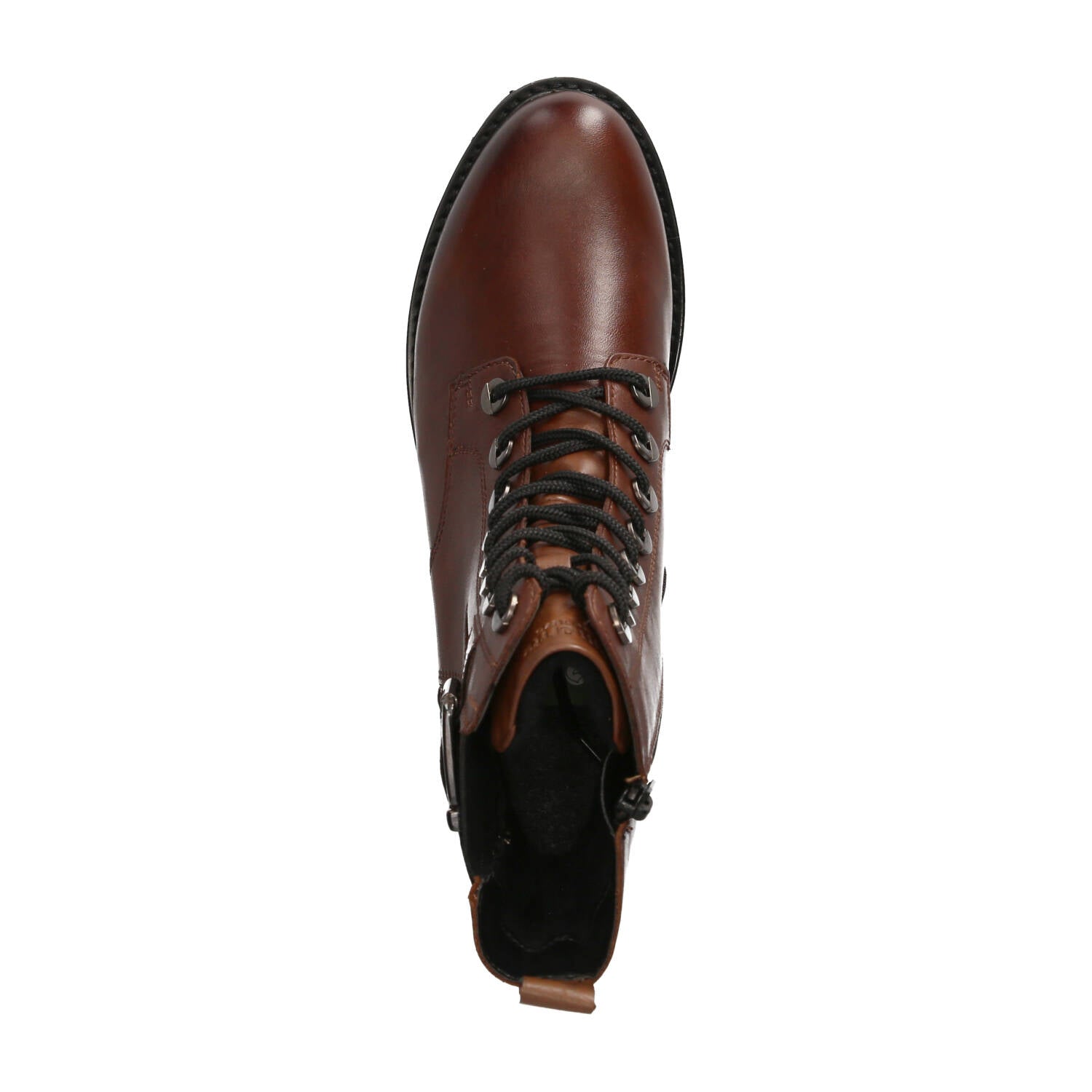 Schnürstiefeletten  Braun