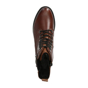 Schnürstiefeletten  Braun