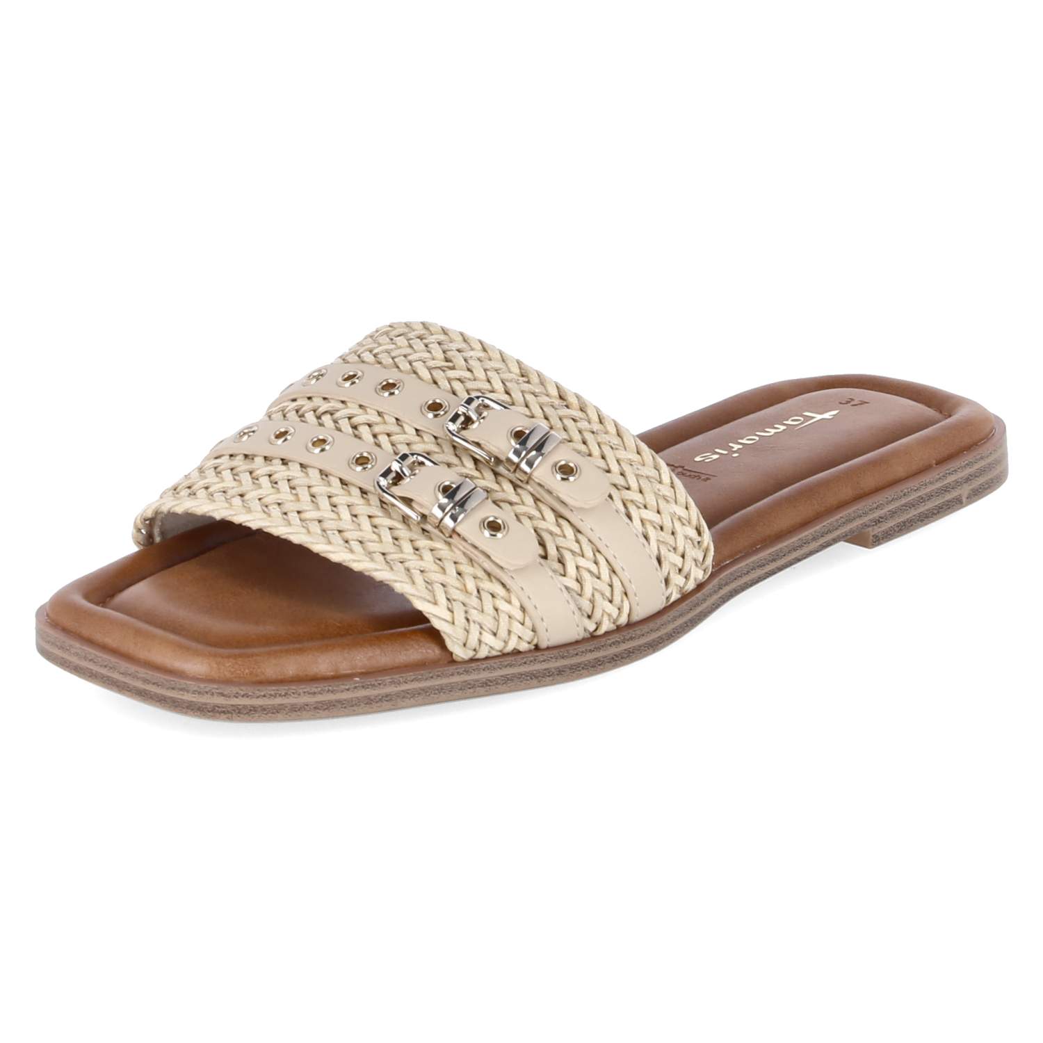 Pantoletten  Beige