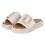 Pantoletten  Beige