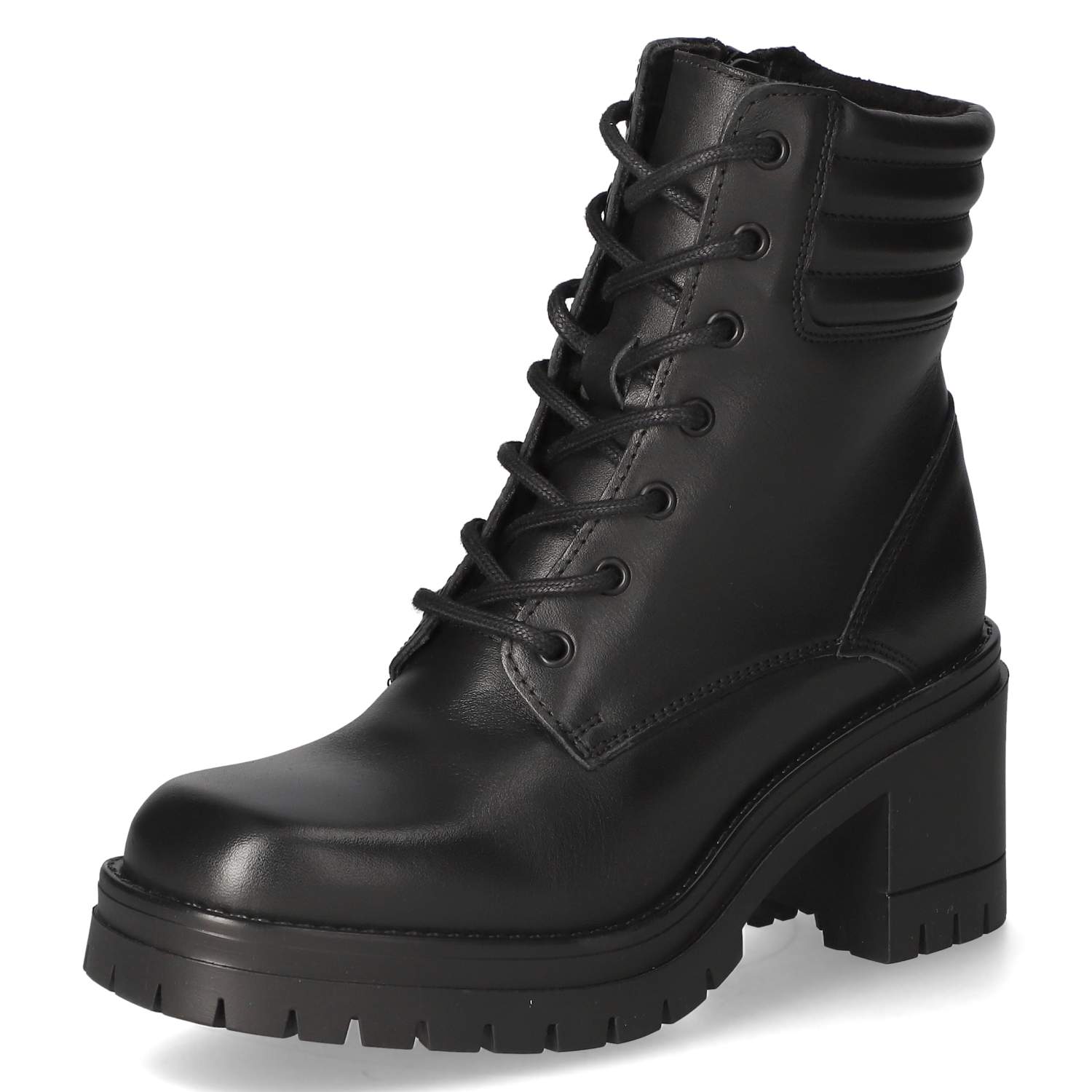 Schnürstiefeletten  Schwarz