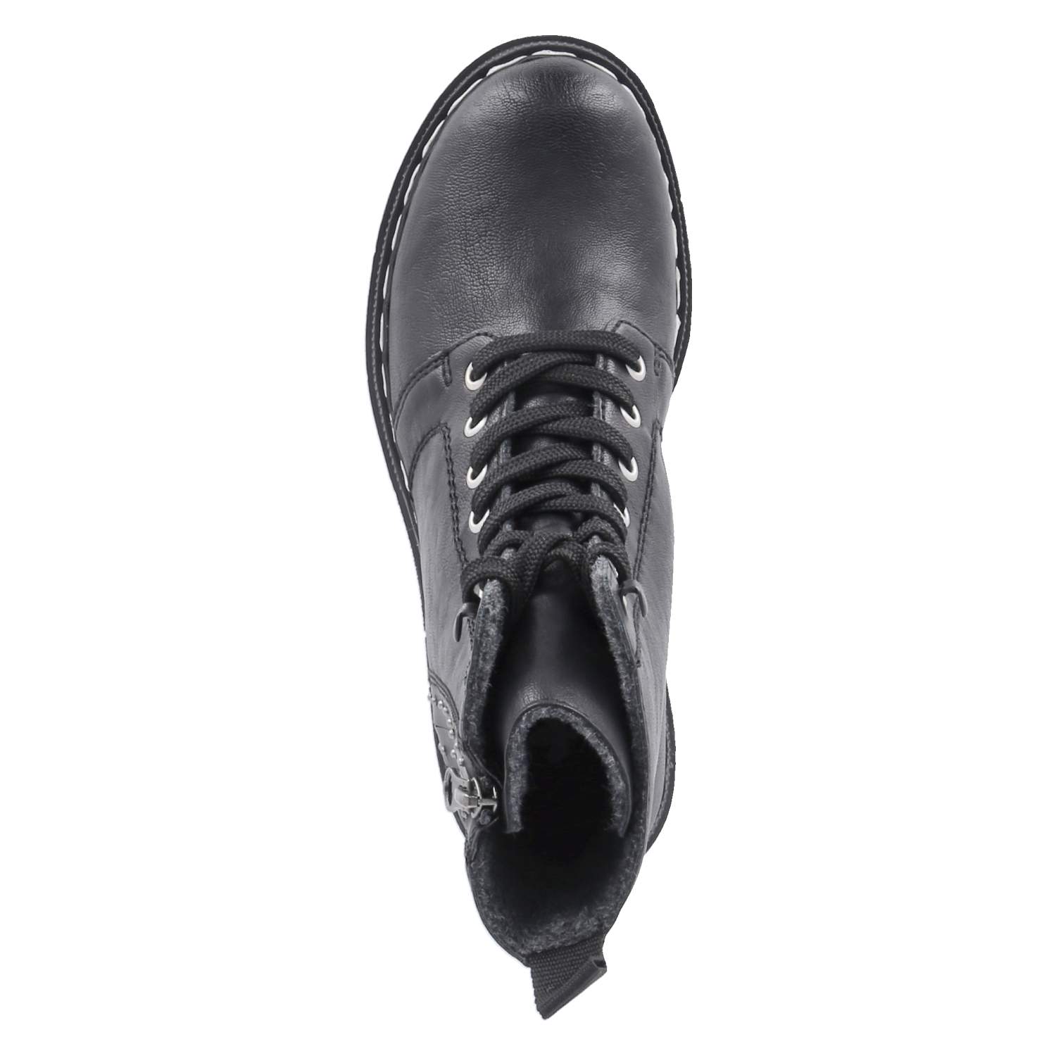 Schnürboots  Schwarz