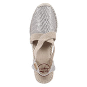 Espadrille-Sandaletten TRITON  Silber
