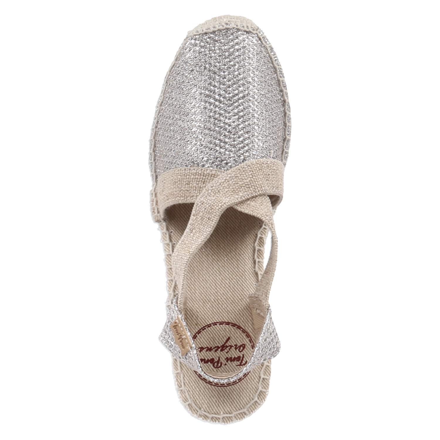 Espadrille-Sandaletten TRITON  Silber