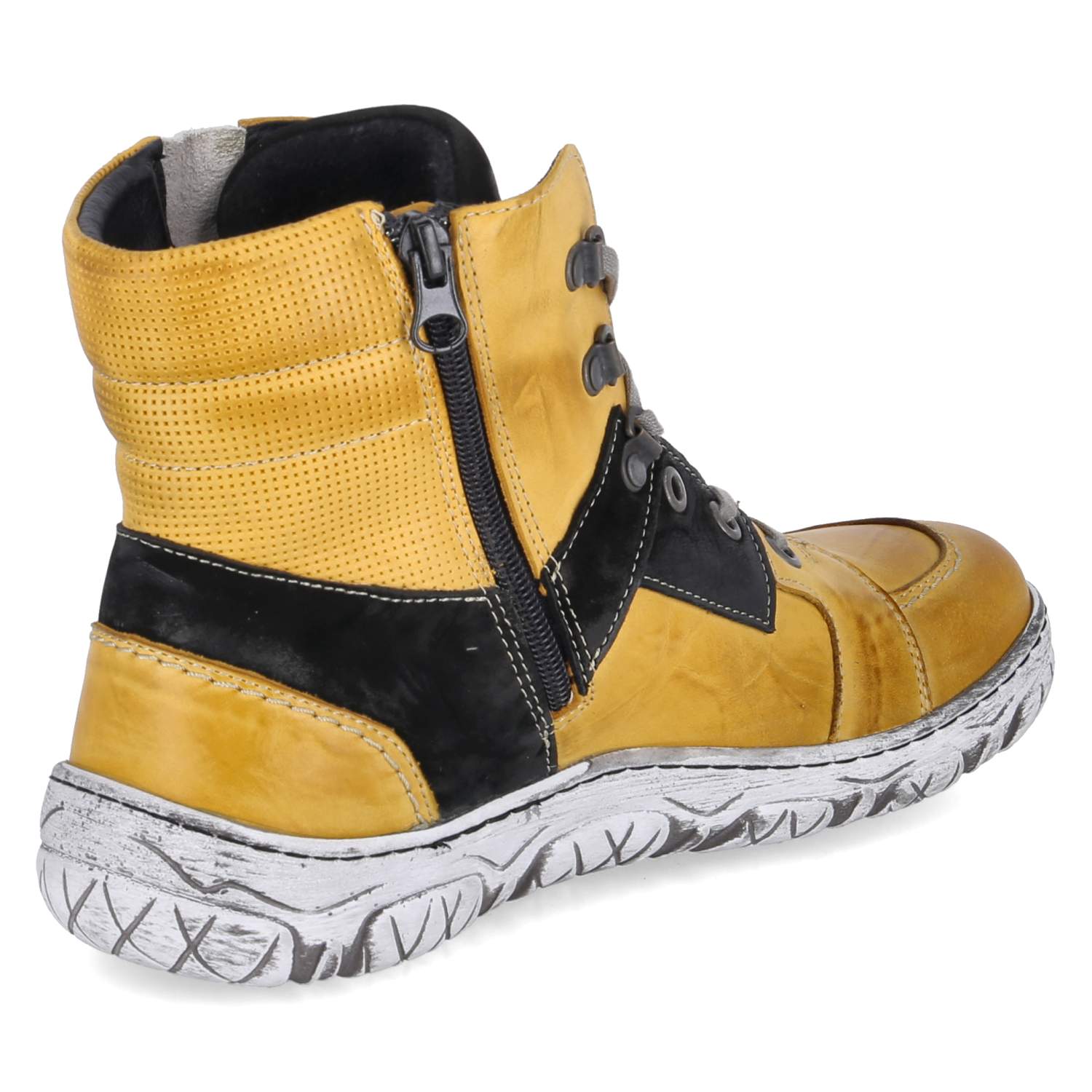 Schnürboots  Gelb