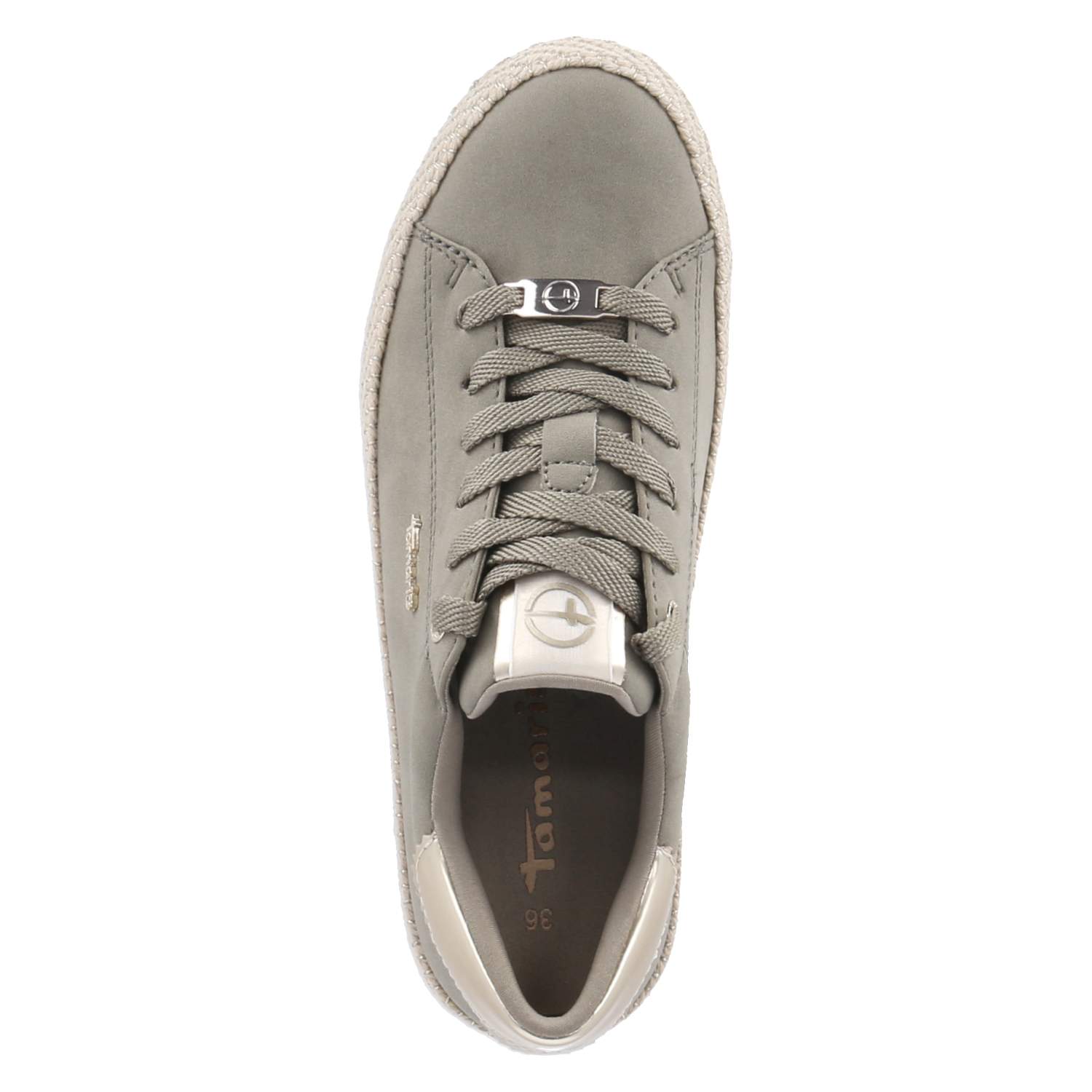 Espadrille-Sneaker  Grün