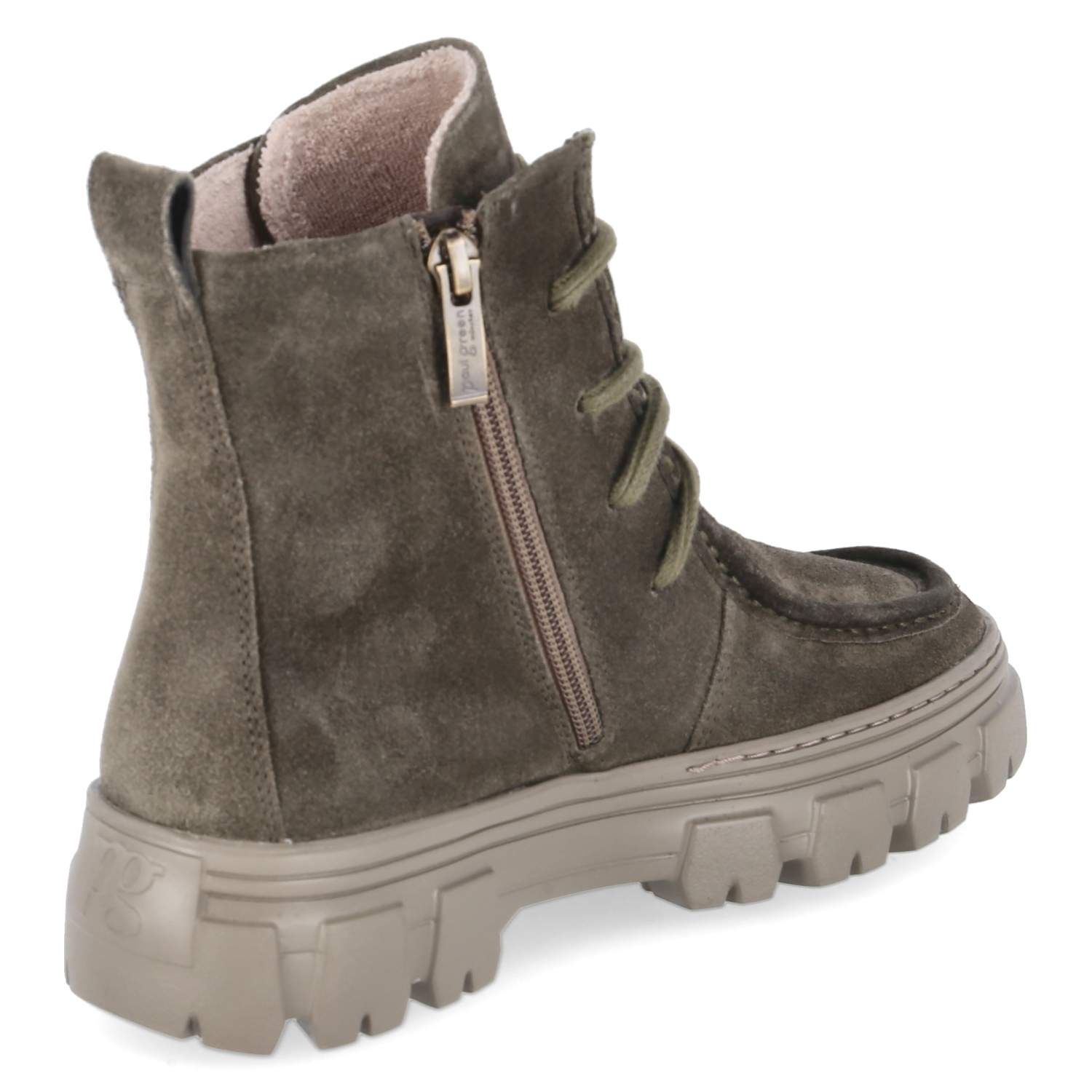 Schnürboots  Grün