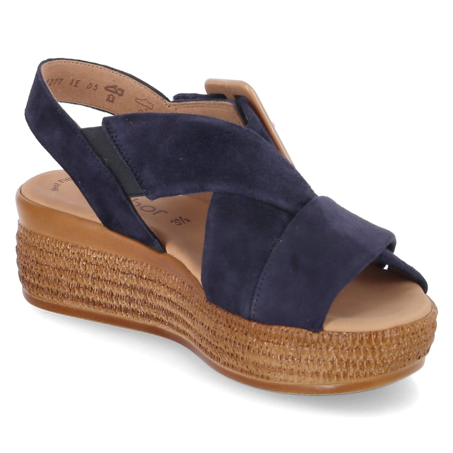 Plateausandaletten  Blau