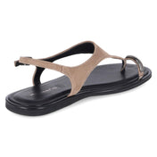 Zehentrenner-Sandalen  Braun