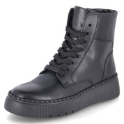 Schnürstiefeletten  Schwarz
