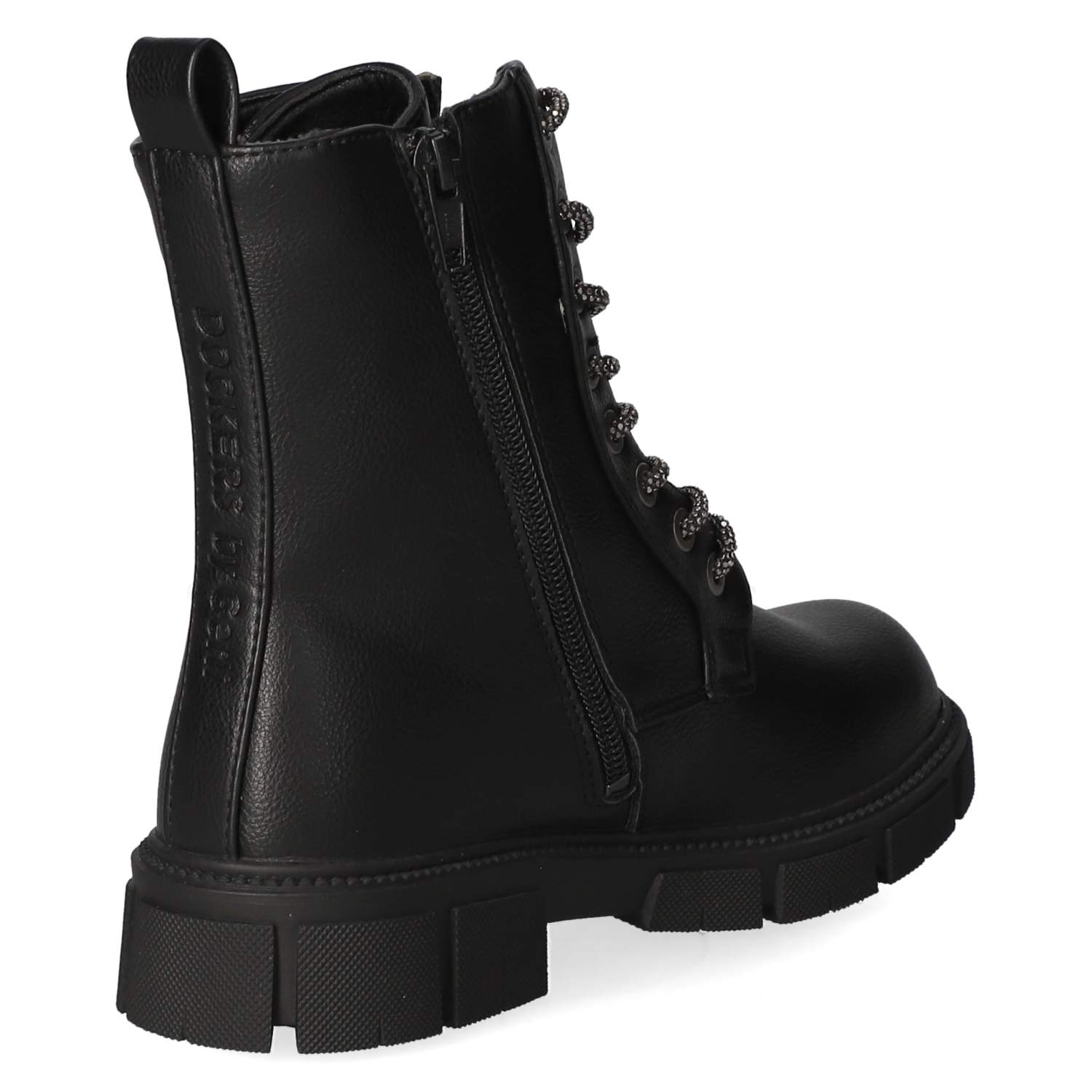 Schnürboots  Schwarz