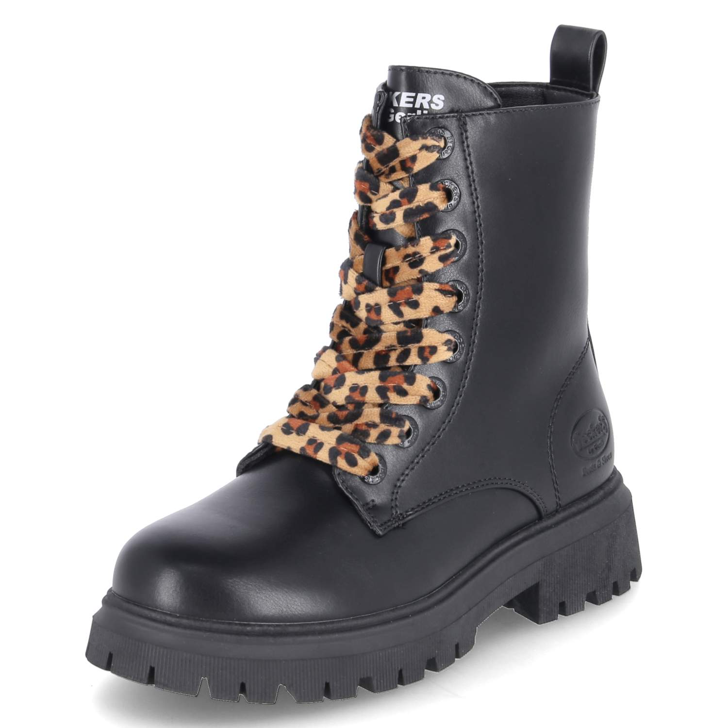 Schnürboots  Schwarz