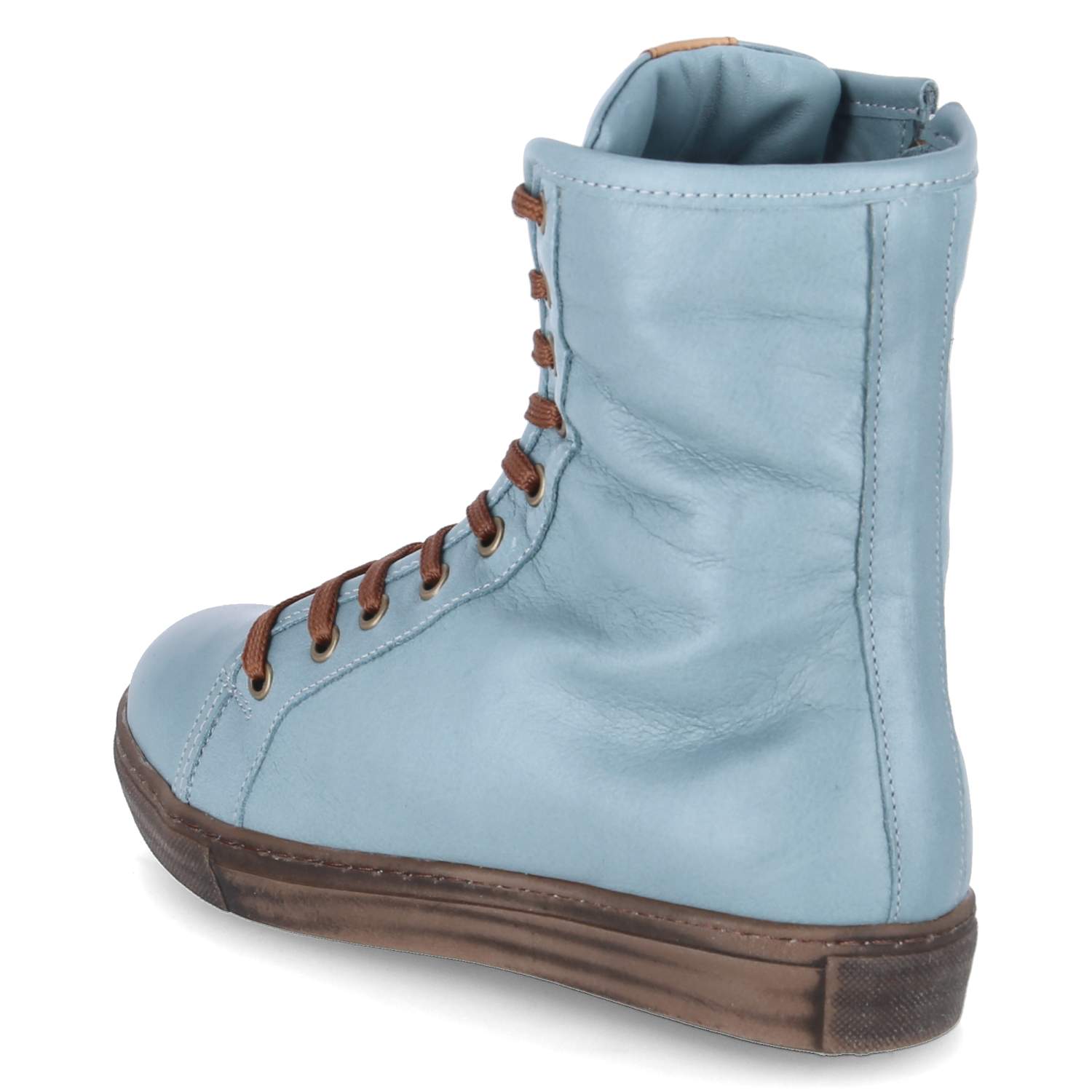 Schnürstiefeletten Blau