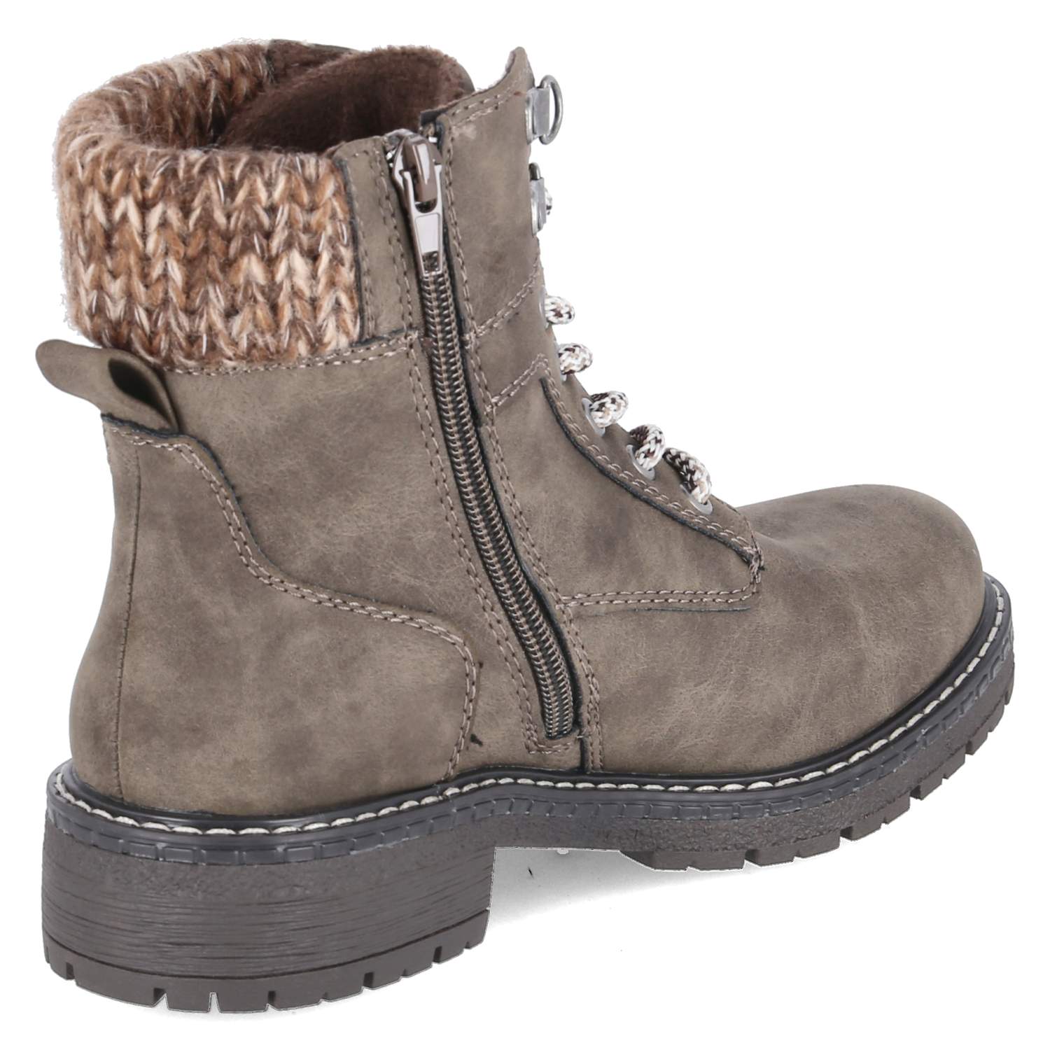 Schnürboots  Taupe