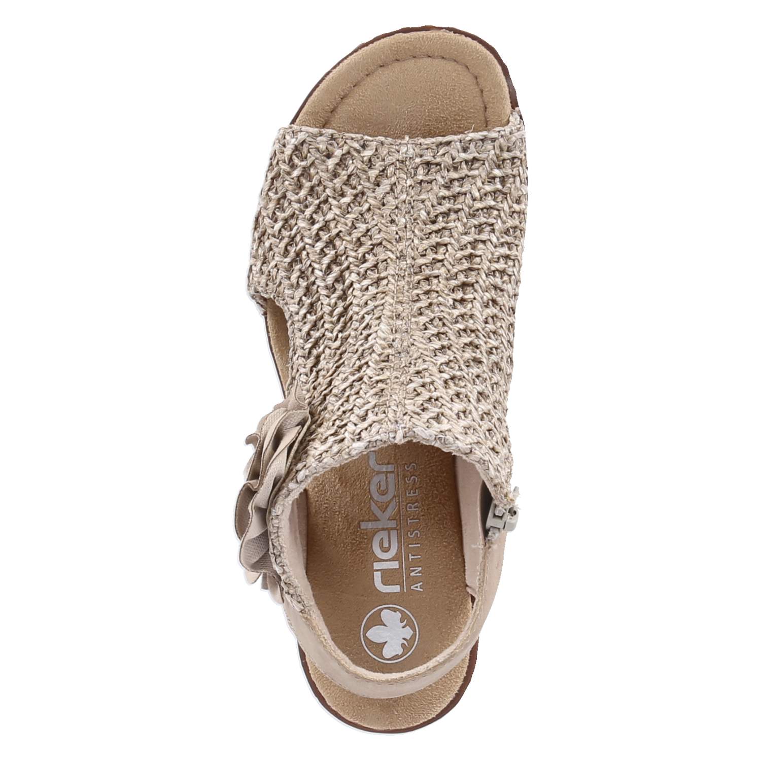Schaftsandaletten  Beige