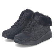 Boots UNO LITE COZY LEOPARD  Schwarz