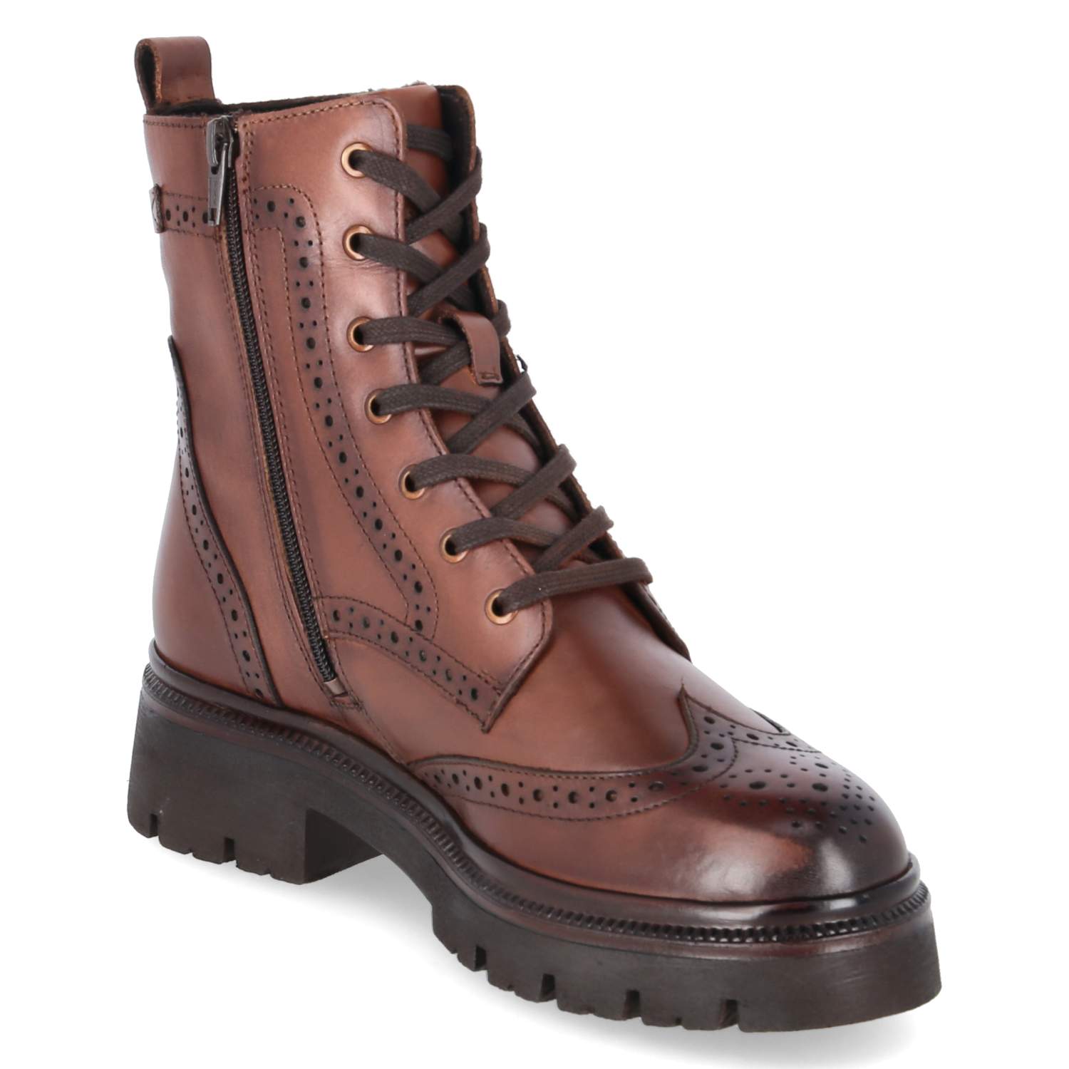 Schnüboots  Braun