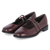 Spangenballerinas  Braun