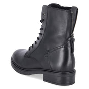 Schnüstiefeletten  Schwarz