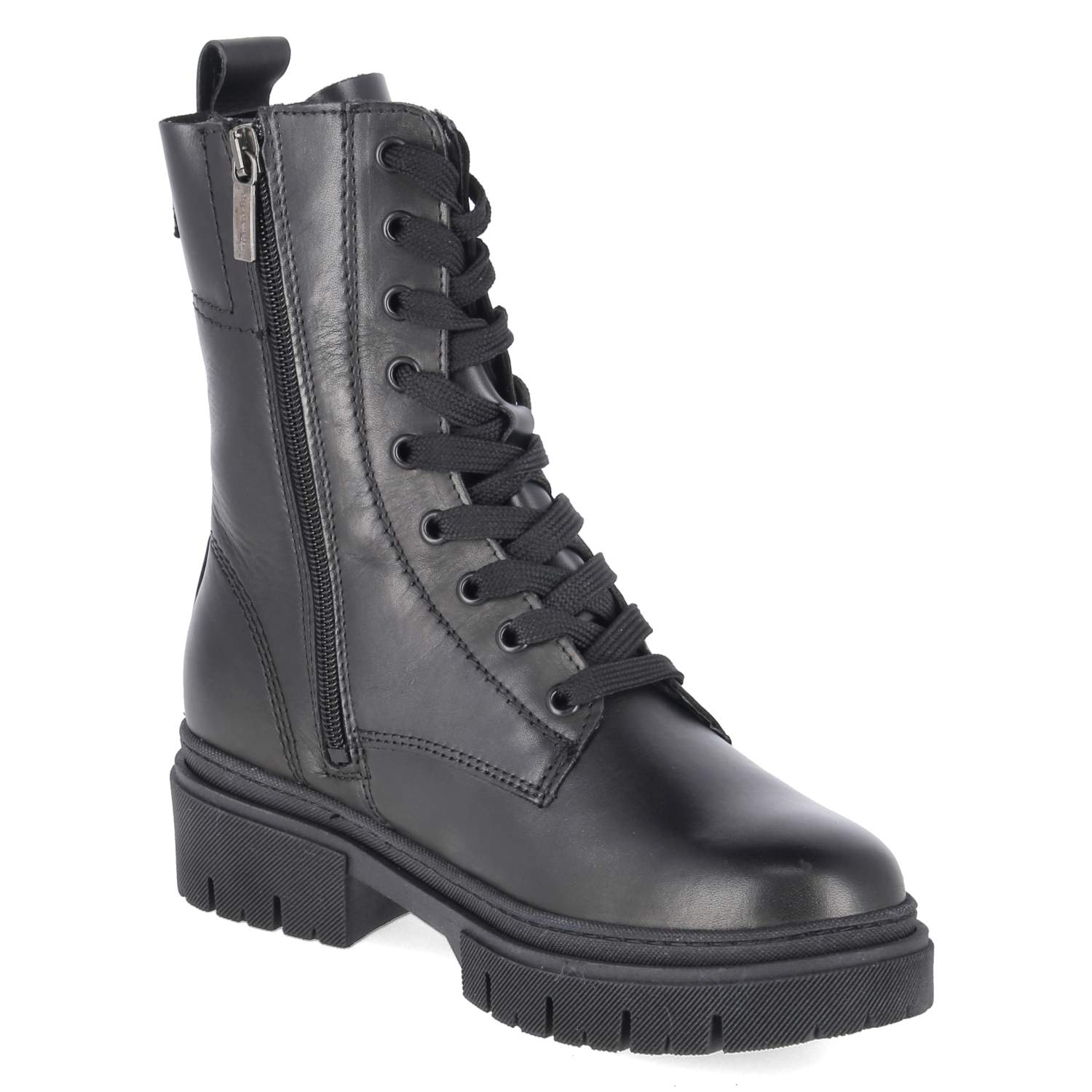 Schnürboots  Schwarz