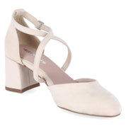 Riemchenpumps  Beige