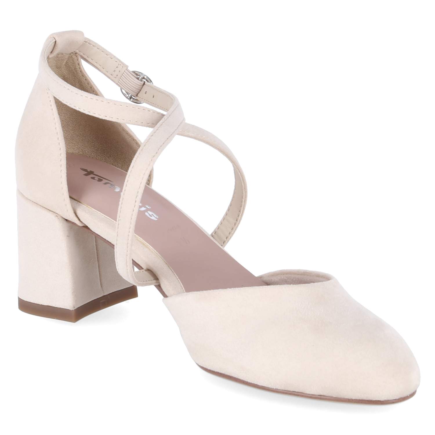 Riemchenpumps  Beige