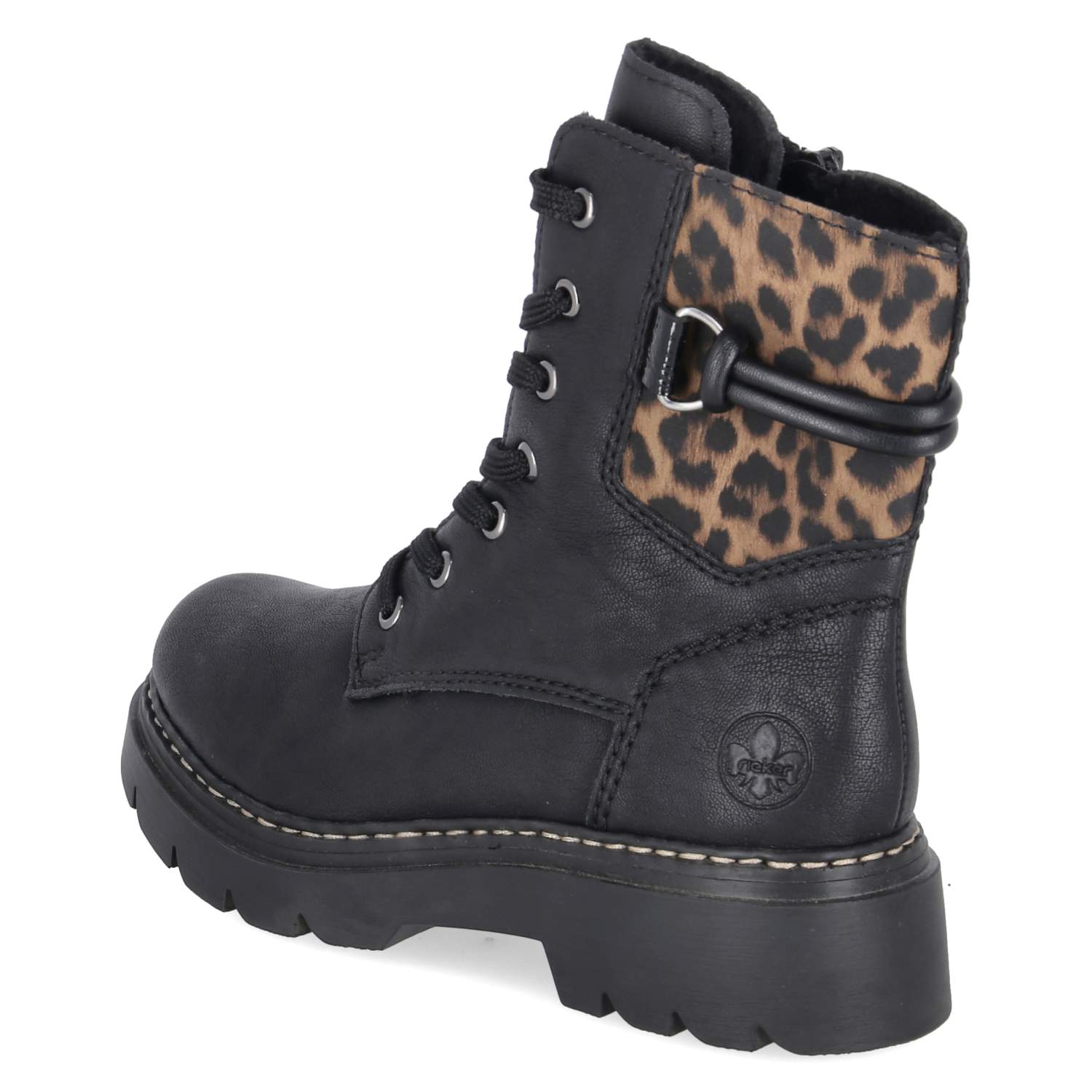 Schnürboots  Schwarz
