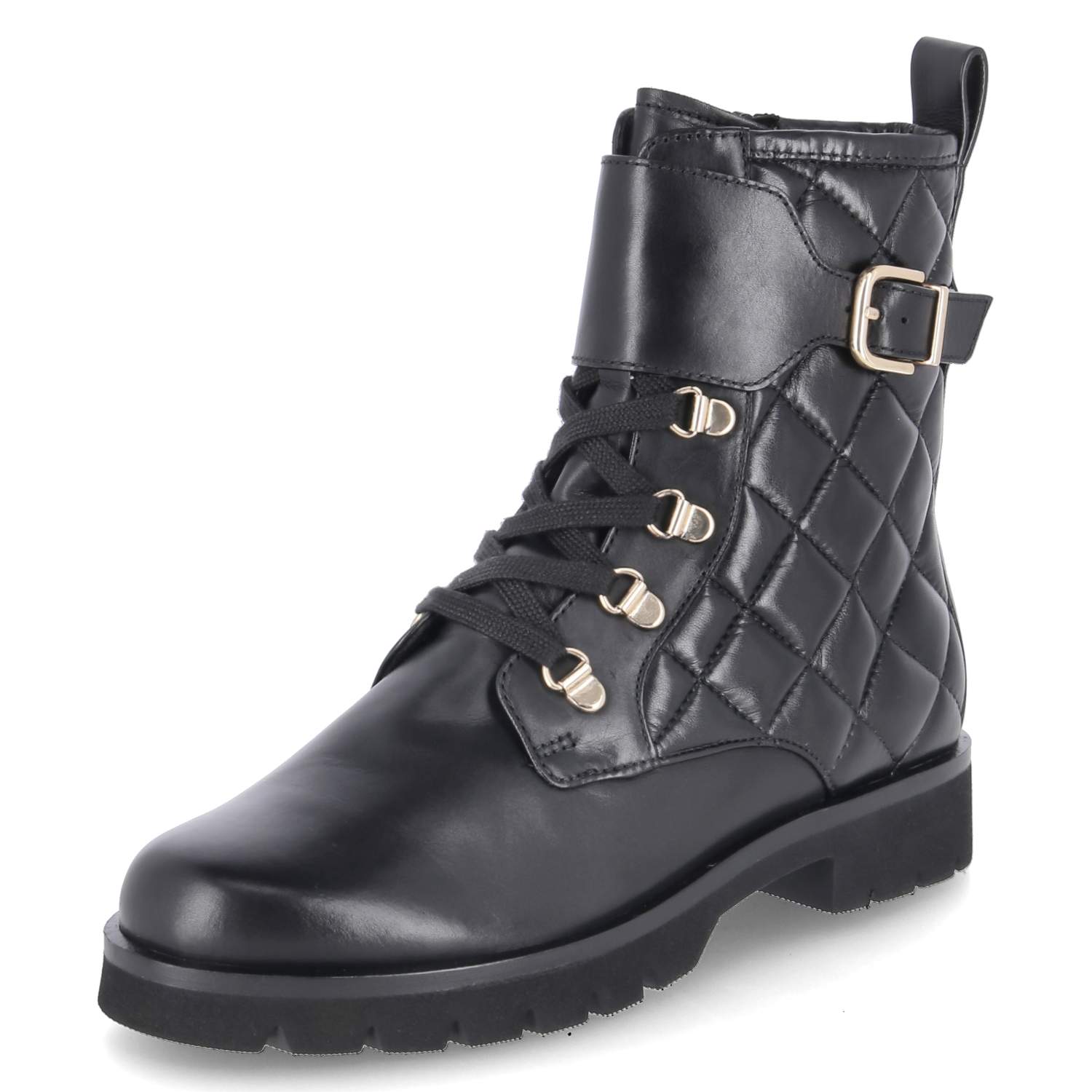 Schnürstiefeletten  Schwarz
